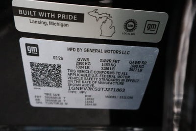 2026 Chevrolet Traverse Z71