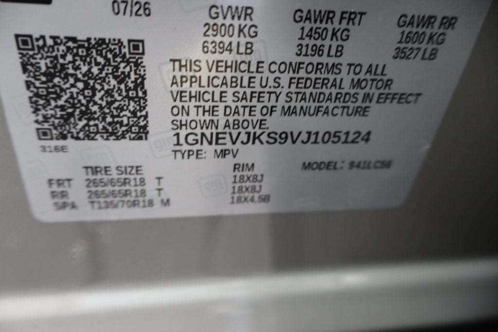 2027 Chevrolet Traverse Z71