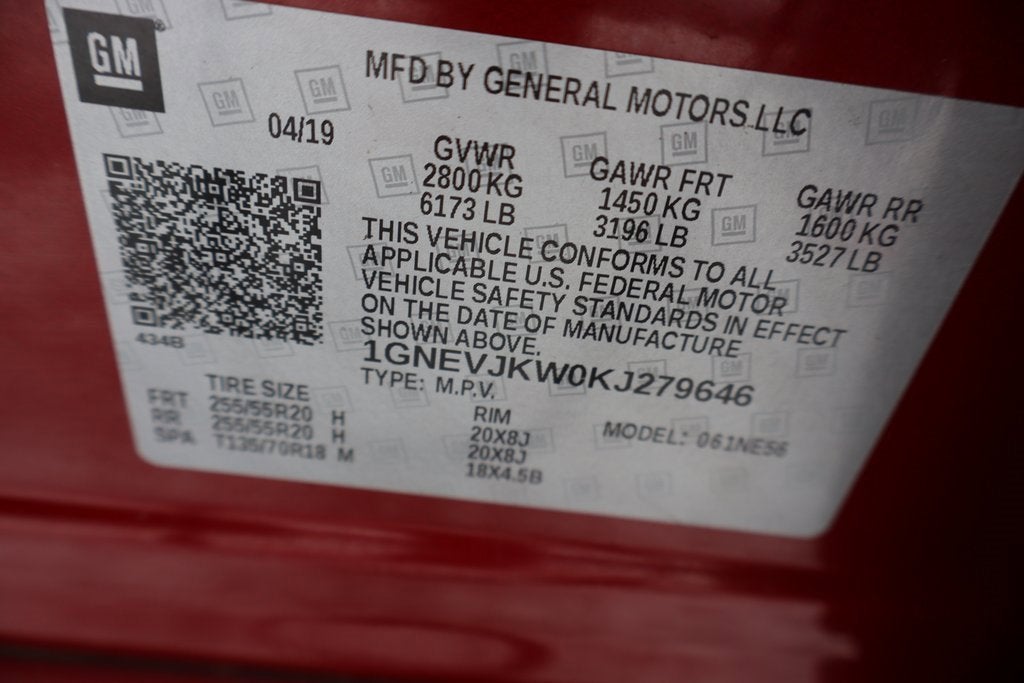 2019 Chevrolet Traverse High Country