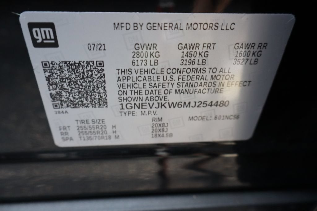2021 Chevrolet Traverse RS
