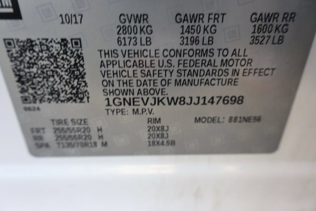 2018 Chevrolet Traverse Premier