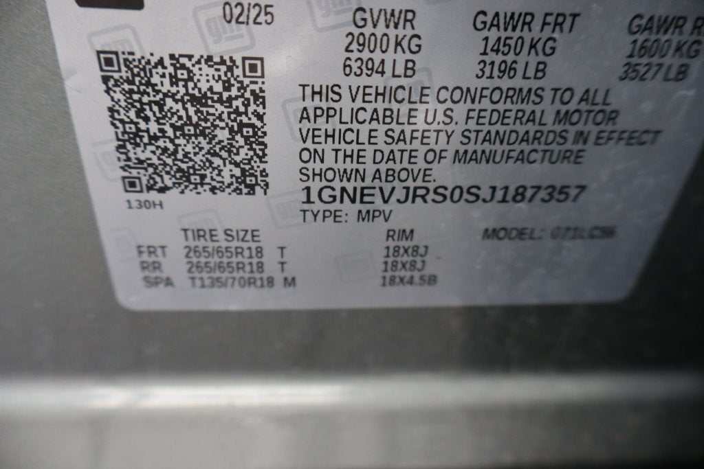 2025 Chevrolet Traverse Z71