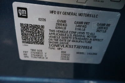 2026 Chevrolet Traverse RS