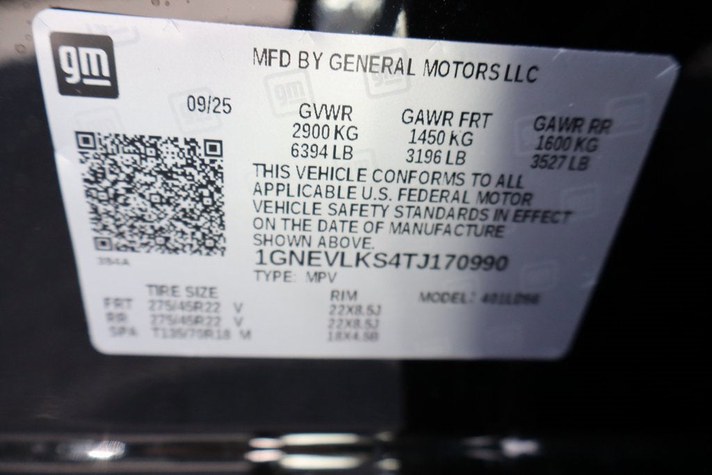 2026 Chevrolet Traverse RS