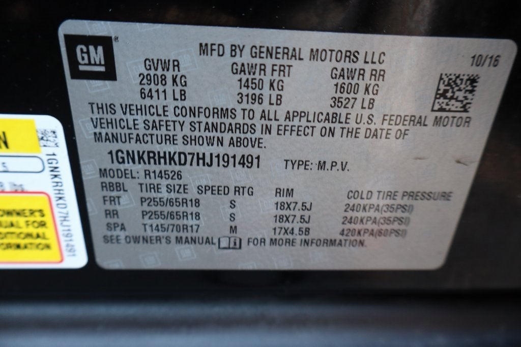 2017 Chevrolet Traverse LT