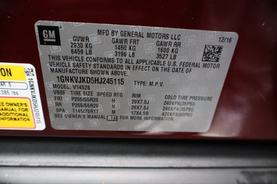 2017 Chevrolet Traverse Premier