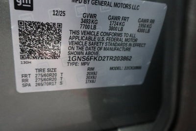 2026 Chevrolet Suburban Premier