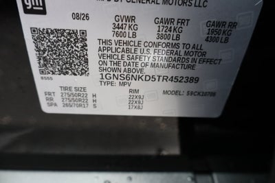 2026 Chevrolet Tahoe LT