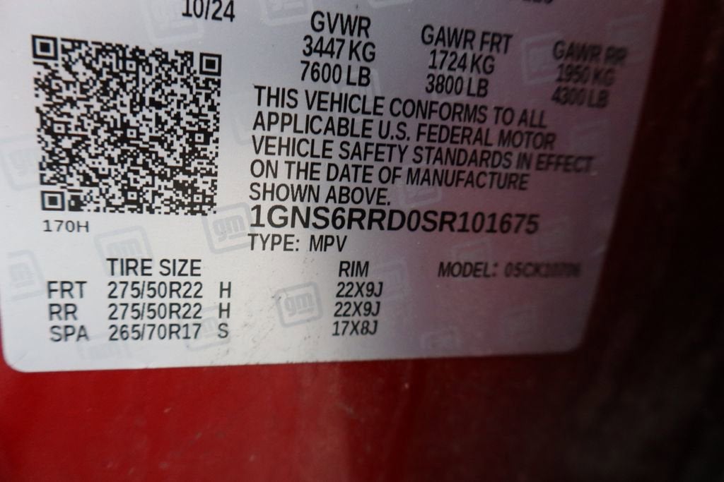 2025 Chevrolet Tahoe RST