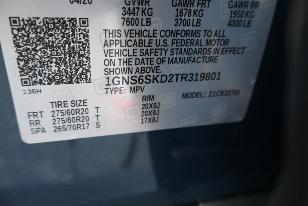 2026 Chevrolet Tahoe Premier