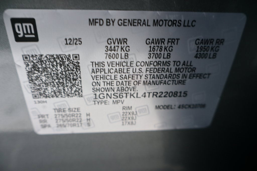 2026 Chevrolet Tahoe High Country