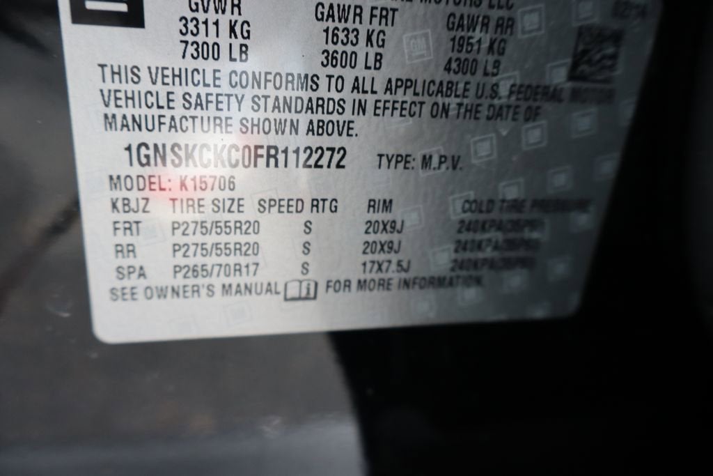 2015 Chevrolet Tahoe LTZ