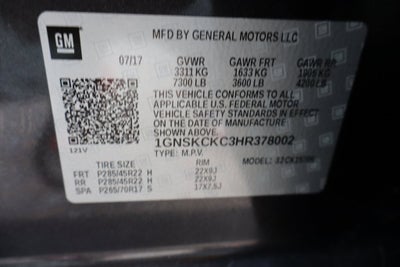 2017 Chevrolet Tahoe Premier