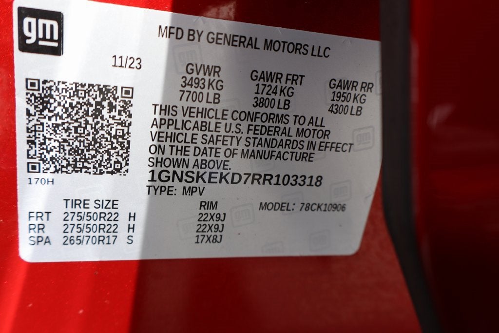 2024 Chevrolet Suburban RST