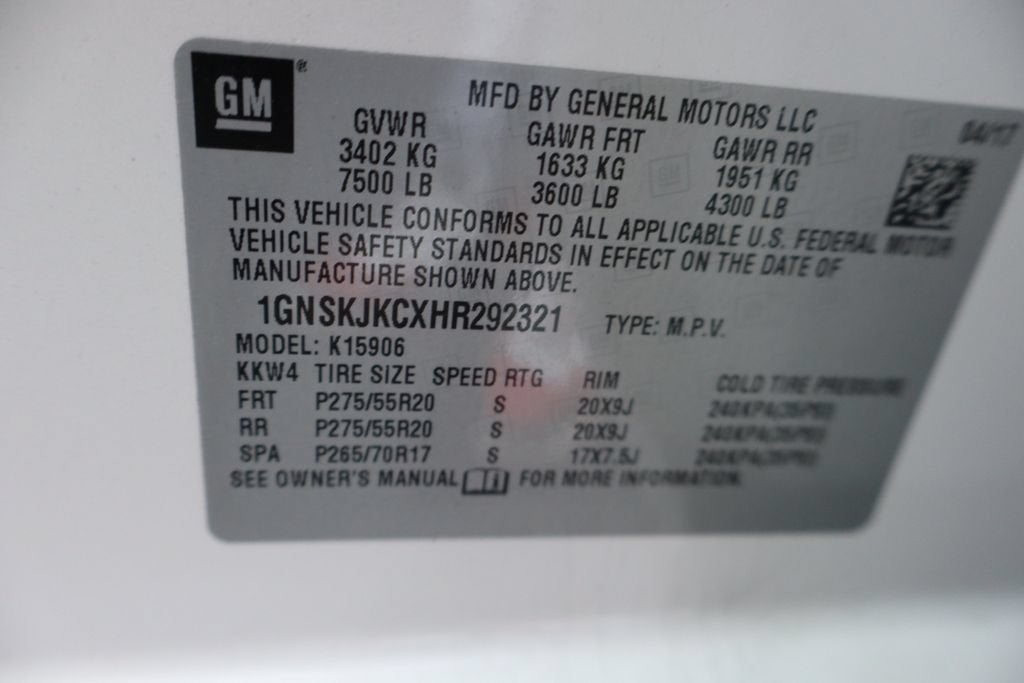 2017 Chevrolet Suburban Base