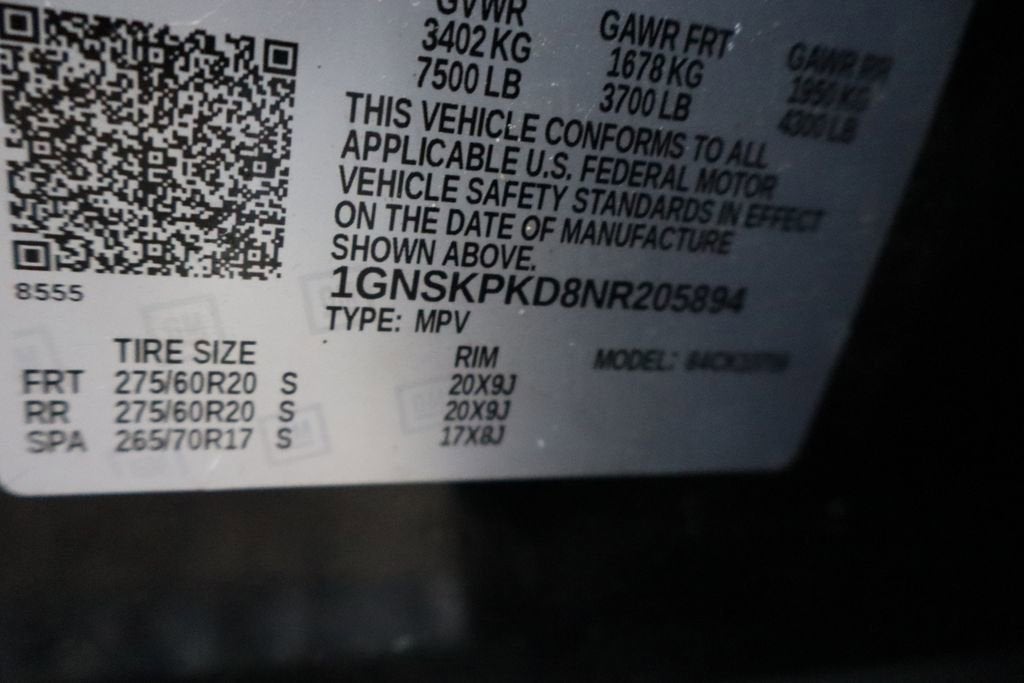 2022 Chevrolet Tahoe Z71