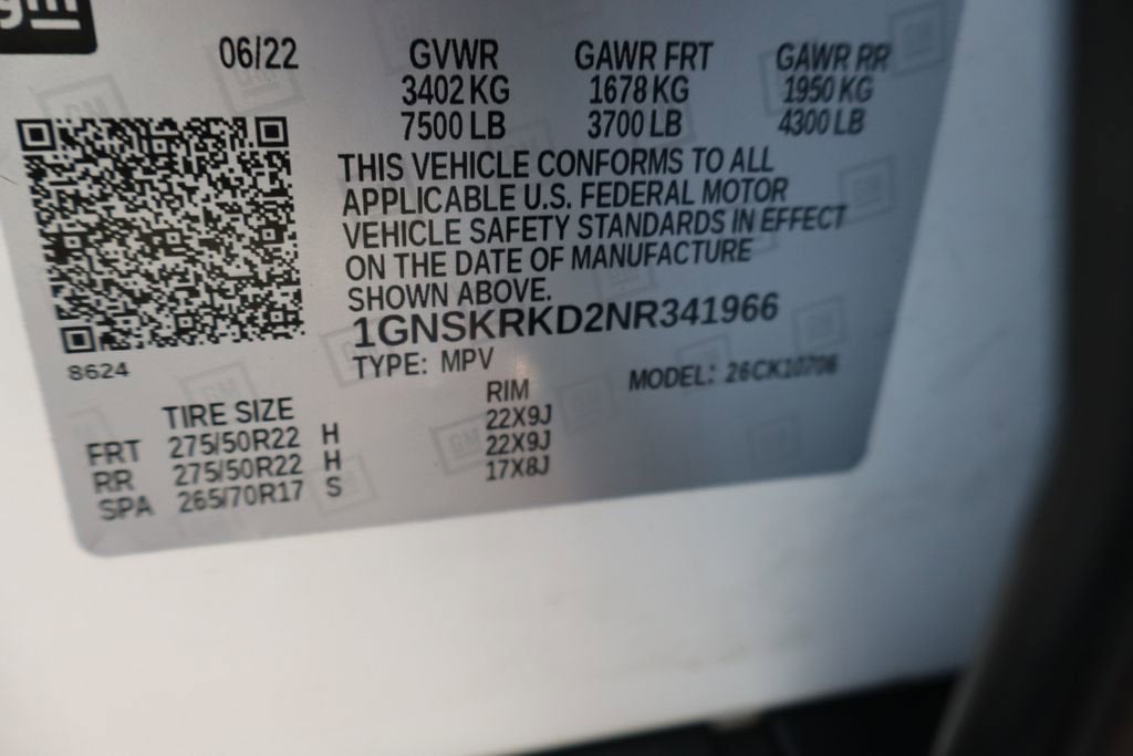 2022 Chevrolet Tahoe RST