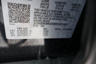 2024 Chevrolet Tahoe RST