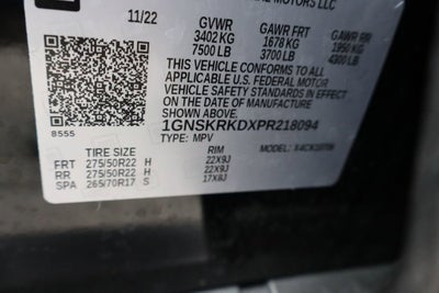 2023 Chevrolet Tahoe RST