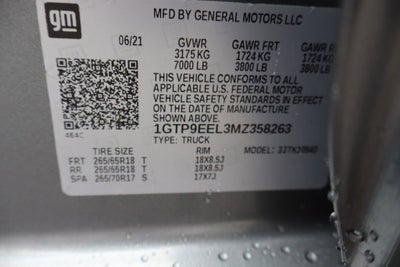 2021 GMC Sierra 1500 AT4