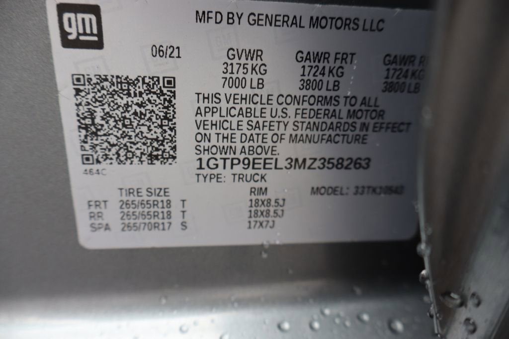 2021 GMC Sierra 1500 AT4