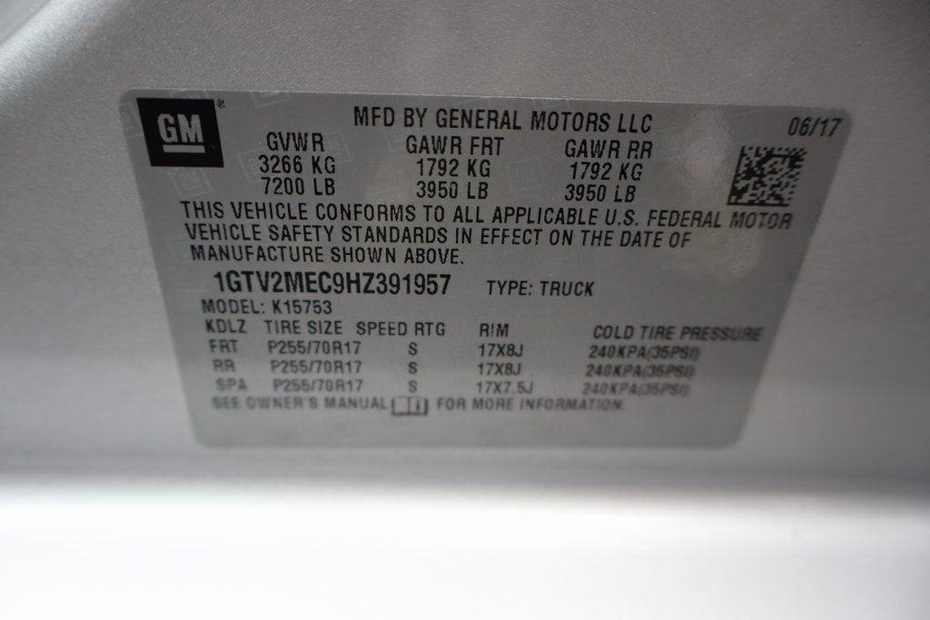 2017 GMC Sierra 1500 SLE