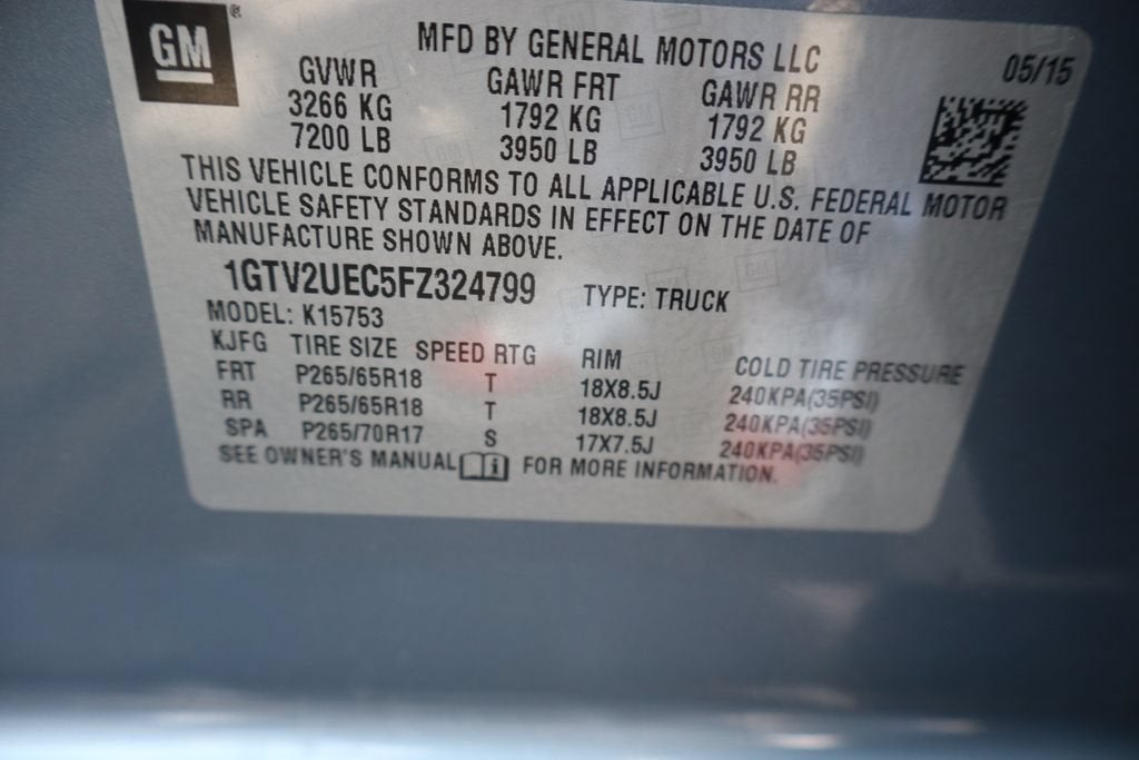 2015 GMC Sierra 1500 SLE