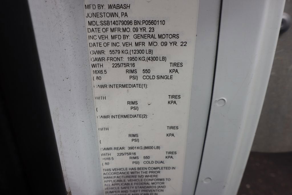2022 Chevrolet Express Cutaway 3500 Base
