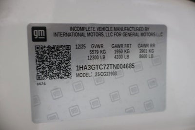 2026 Chevrolet Express Cutaway 3500 1WT