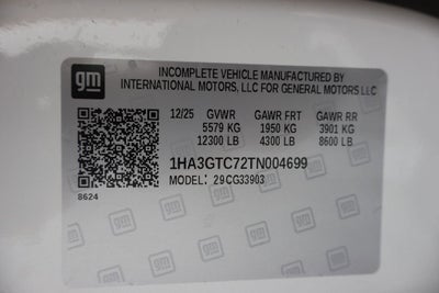 2026 Chevrolet Express Cutaway 3500 1WT