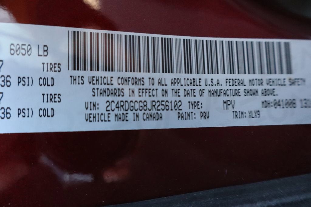 2018 Dodge Grand Caravan SXT