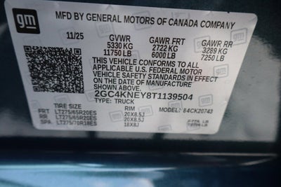 2026 Chevrolet Silverado 2500 HD LT