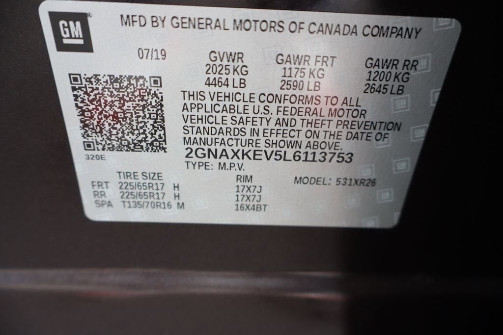 2020 Chevrolet Equinox Base