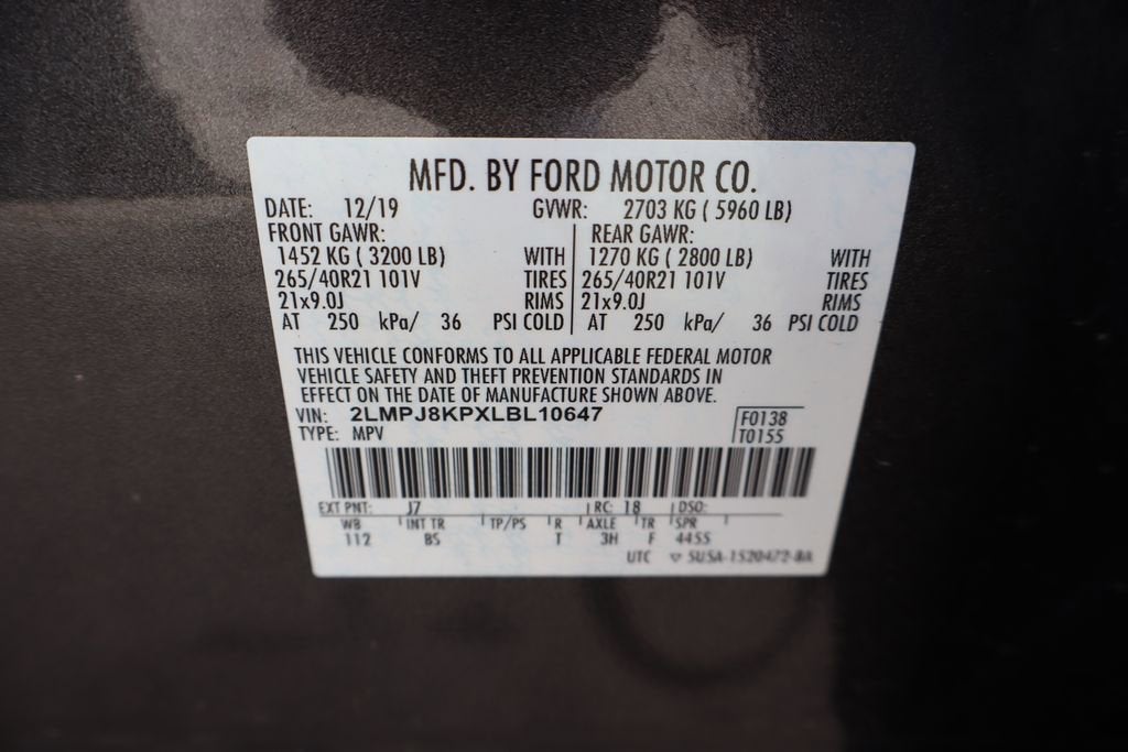 2020 Lincoln Nautilus Reserve