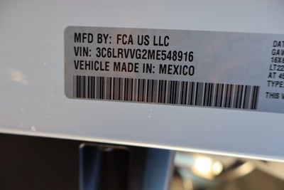 2021 RAM ProMaster Cargo Van Base