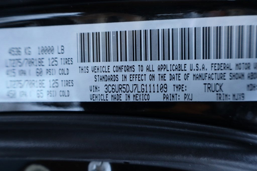 2020 RAM 2500 Lone Star