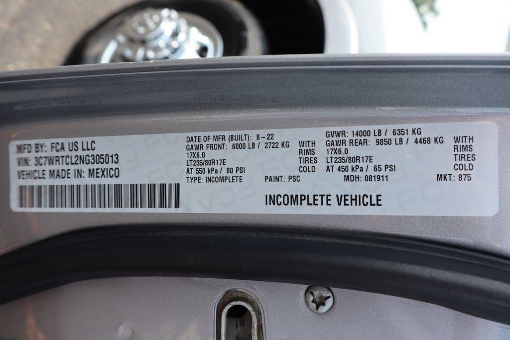 2022 RAM 3500 Chassis Cab Tradesman