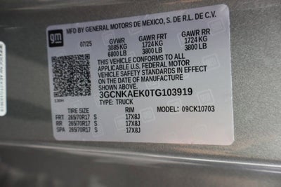 2026 Chevrolet Silverado 1500 WT