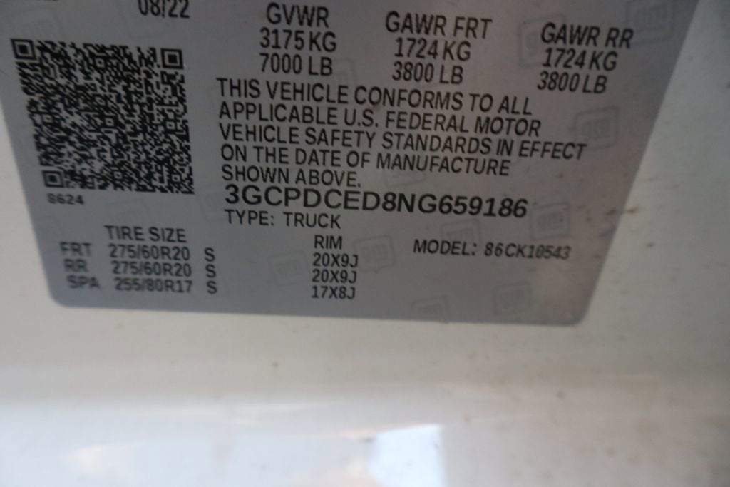 2022 Chevrolet Silverado 1500 Custom Trail Boss