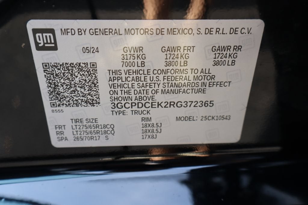 2024 Chevrolet Silverado 1500 Custom Trail Boss