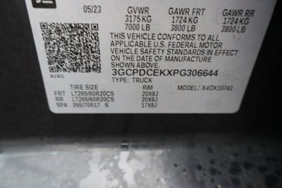 2023 Chevrolet Silverado 1500 Custom Trail Boss