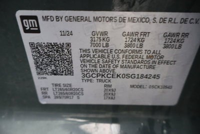 2025 Chevrolet Silverado 1500 Custom Trail Boss