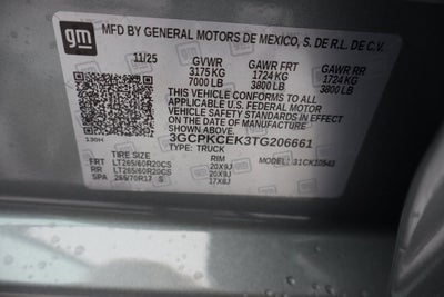 2026 Chevrolet Silverado 1500 Custom Trail Boss