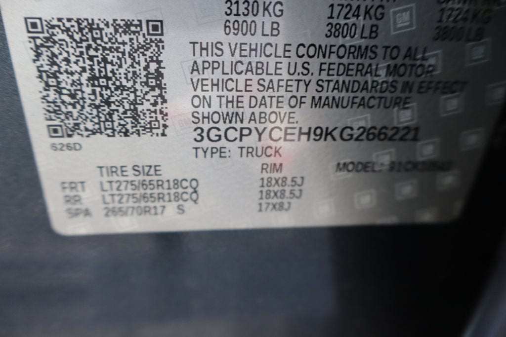 2019 Chevrolet Silverado 1500 Custom Trail Boss