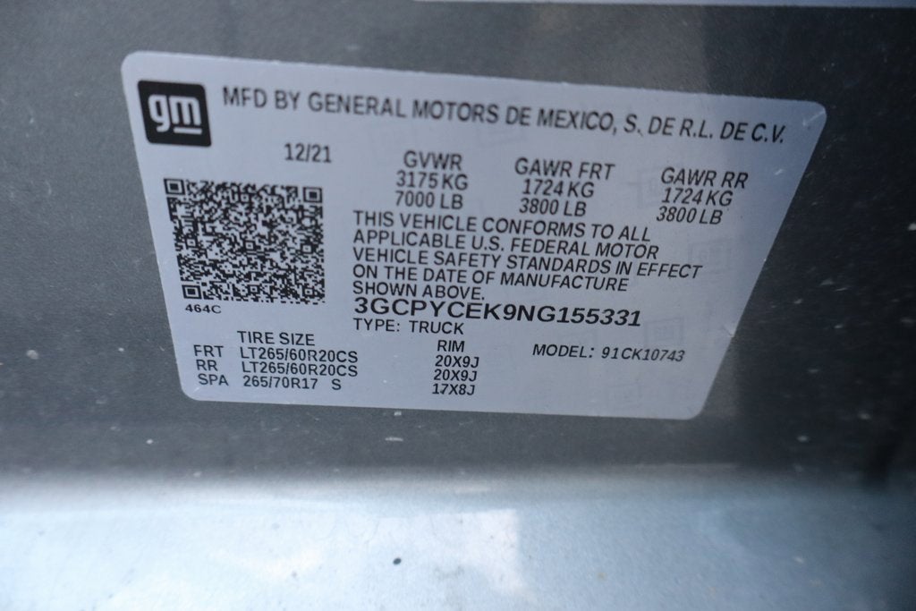 2022 Chevrolet Silverado 1500 LTD Custom Trail Boss