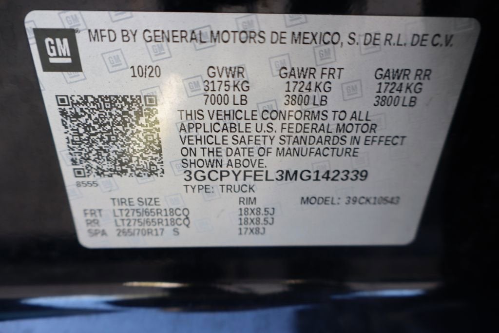 2021 Chevrolet Silverado 1500 LT Trail Boss