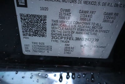 2021 Chevrolet Silverado 1500 LT Trail Boss