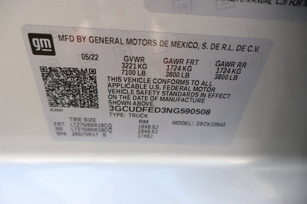 2022 Chevrolet Silverado 1500 LT Trail Boss