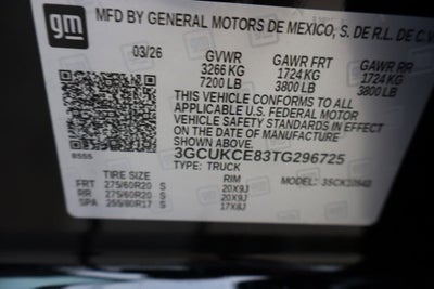 2026 Chevrolet Silverado 1500 Custom Trail Boss