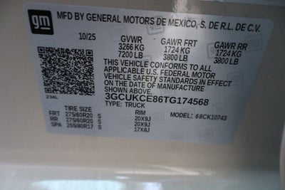 2026 Chevrolet Silverado 1500 Custom Trail Boss